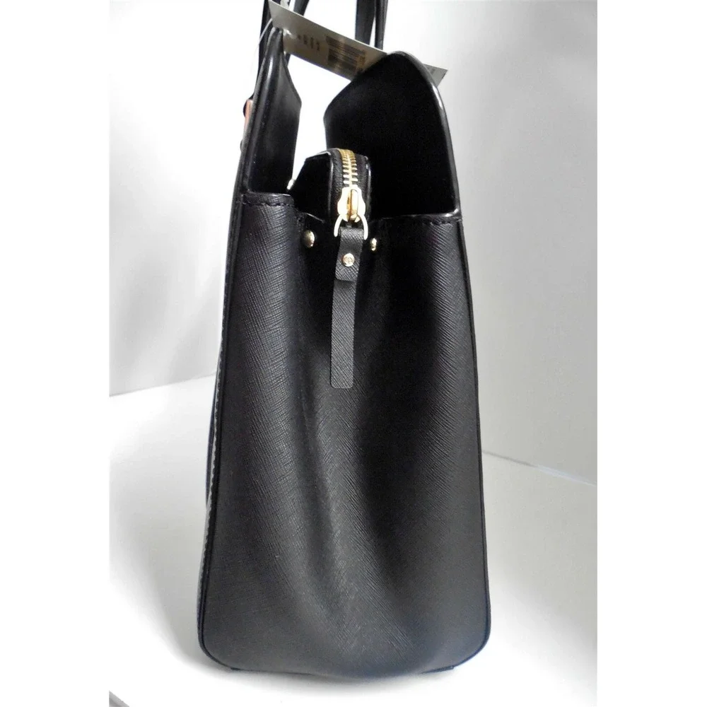 New Kate Spade Newbury Lane Black Saffiano‎ Leather Large Tote Bag